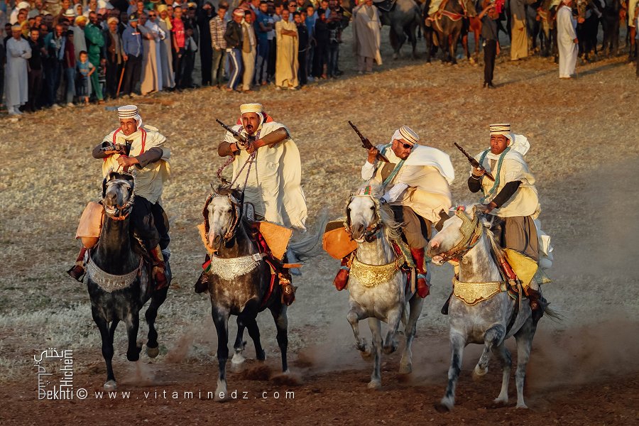 Les jeunes cavaliers à l’honneur lors de la Waada de Tamesna (Commune El Hassasna, Wilaya de Saida) Mai 2015