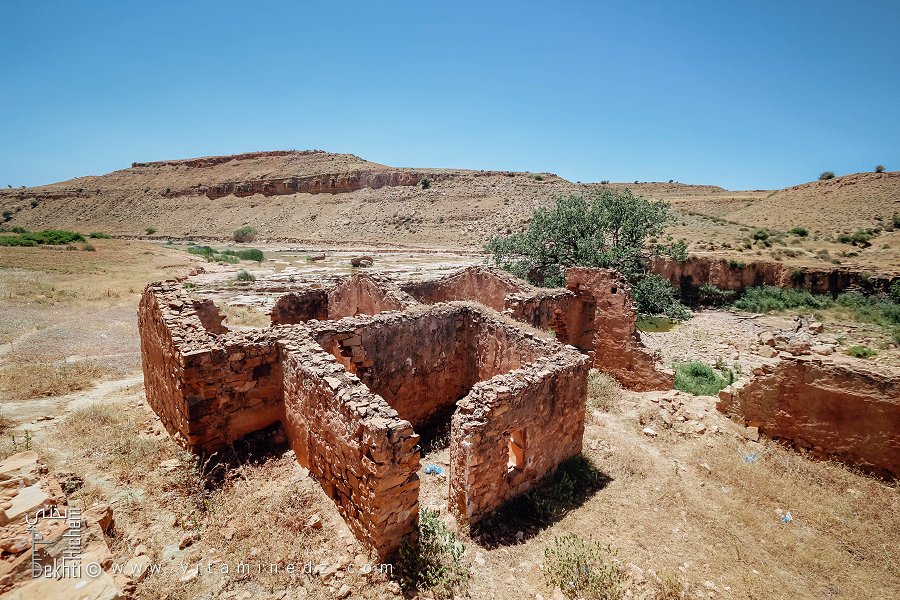 Probablement vestiges d'un ancien moulin aux abords de Oued Hounet, Commune de Hounet, Wilaya de Saïda