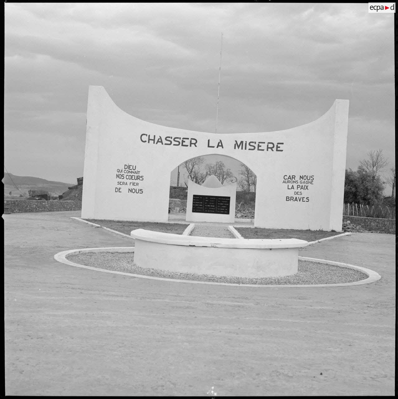 Marabout du commando Georges à la ferme Carafon près de Saïda