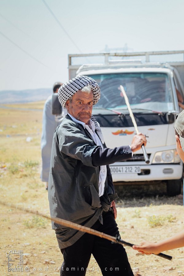 Sport combat de Mtareg (gourdins), Waada de Hounet, Wilaya de Saïda, Mai 2015