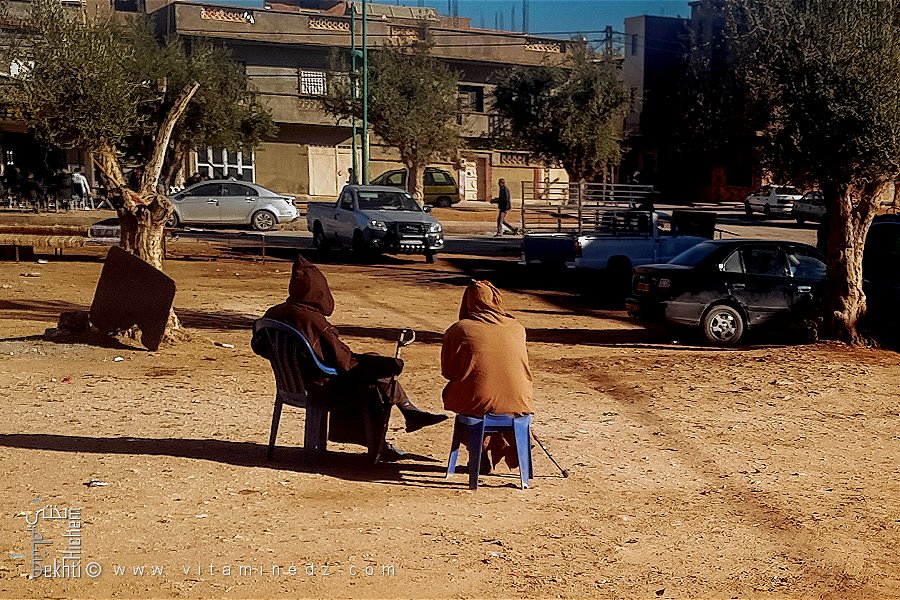 Deux anciens à El Mostakbel, Hennaya (Tlemcen)