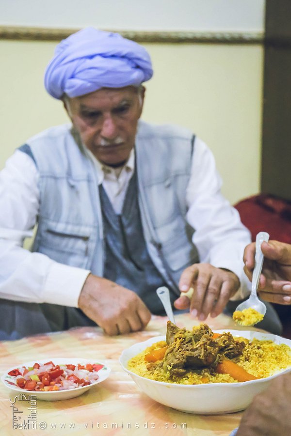 Sagesse et simplicité, un moment de partage autour du couscous, Waada d'El Gor, Wilaya de Tlemcen, Octobre 2016