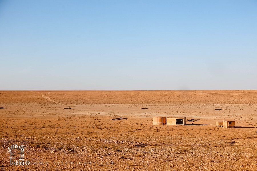 Puits d'eau en plein désert de Maamora, au sud de la Wilaya de Saïda, sur la route de Chott Chergui