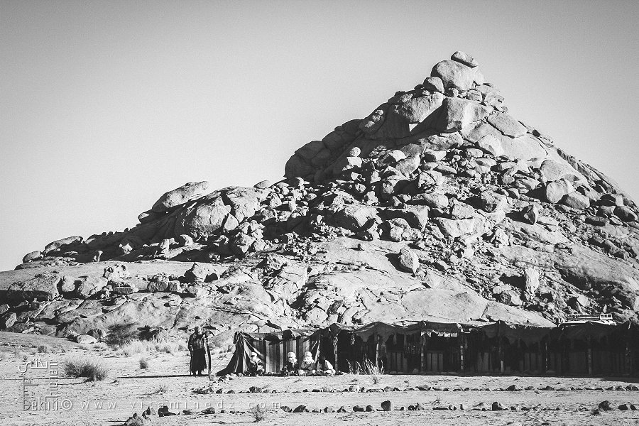 Sous l'ombre protectrice de la tente - Fête du chameau (Tit, Tamanrasset, Décembre 2013)