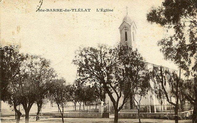 Église Sainte-Barbe-du-Tlélat.