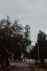 la mosquée de la cité leichner à l'aube