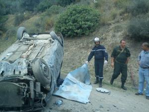 Accident de circulation survenu le Mardi 17  2011 vers midi