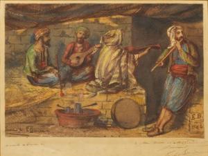 ECOLE ORIENTALISTE SOUVENIR DE TLEMCEN, 1864