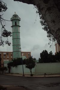 la mosquée de la cité leichner à l'aube
