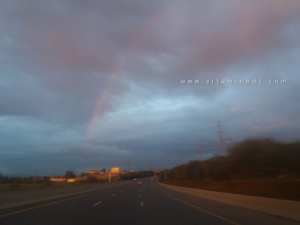 Autoroute Est-Ouest – Après la pluie, l’arc-en-ciel – الطريق السيار شرق غرب – بعد المطر، قوس قزح