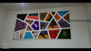 Joli tableau, mosaïque (Photo prise au siège de la banque Natixis, Tlemcen)