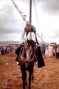 Cavalier fier et élégant à la Waada d’El Mdadha