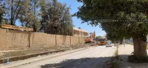 Elargissement de la route menant vers Abou-Tachefine