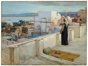 Peintre  Frederick Arthur Bridgman