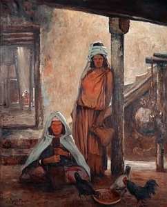 Scène d’intérieur dans le sud algérien