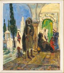 Impression algérienne, huile sur toile, s.d.