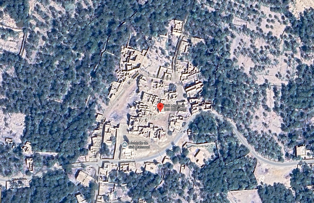 Ksar au milieu de la palmeraie de Chetma