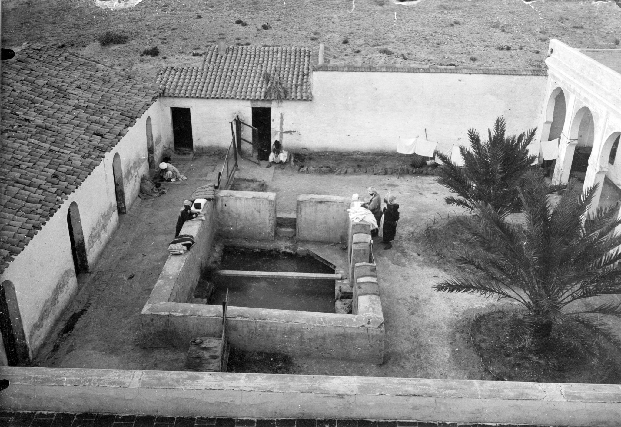 Fontaina chaude, Biskra, Algeriet Foto Paul Rosenius(?)