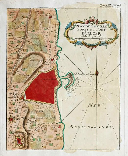 Plan Ancien De La Ville D'Alger