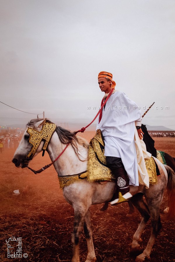 Un cavalier élégant à la Waada d’El Mdadha