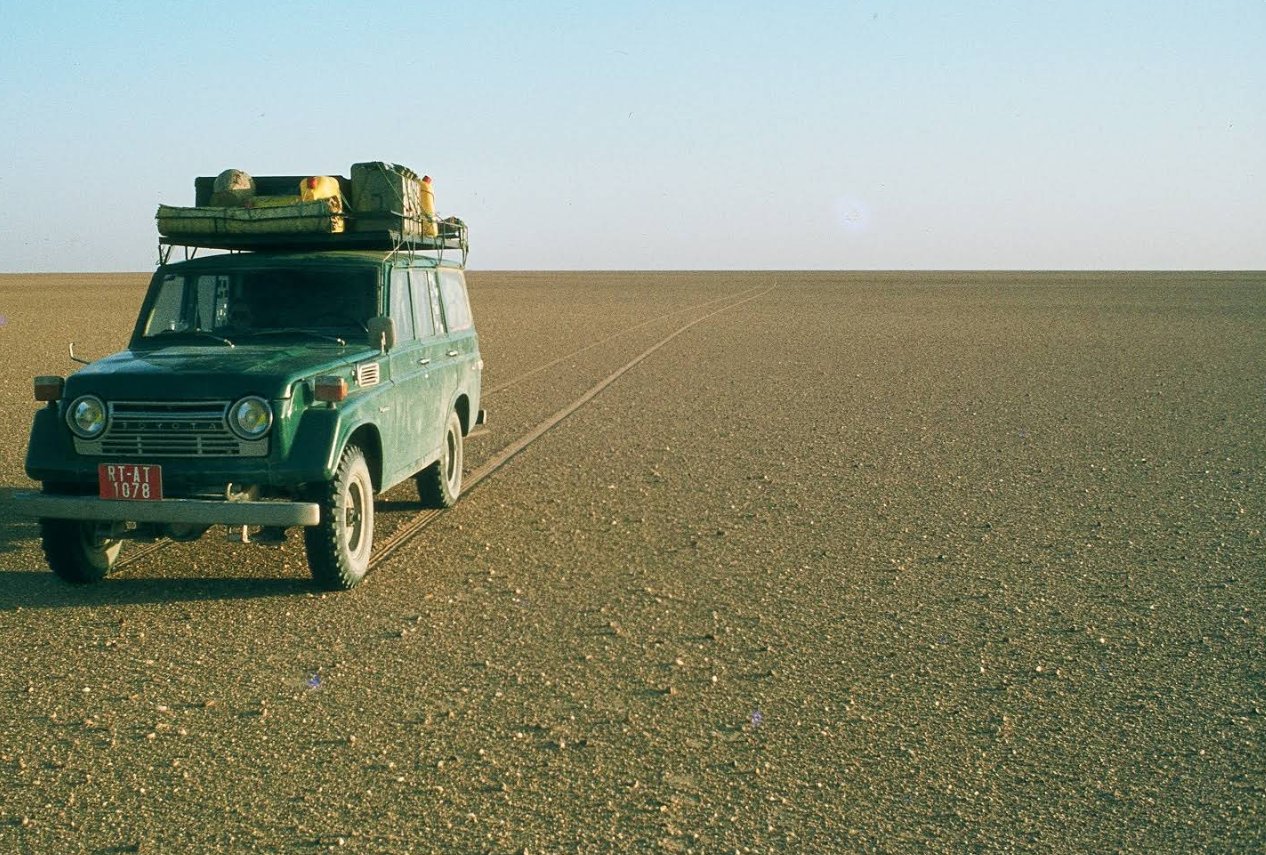 Tanezrouft 300km south of Reggane in 1979.