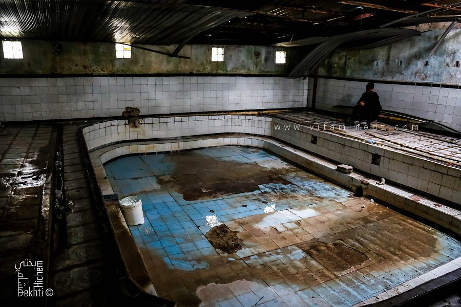 Piscine intérieure en ruine de Hammam Sidi Abdelli (Commune de Sidi Abdelli, Wilaya de Tlemcen)