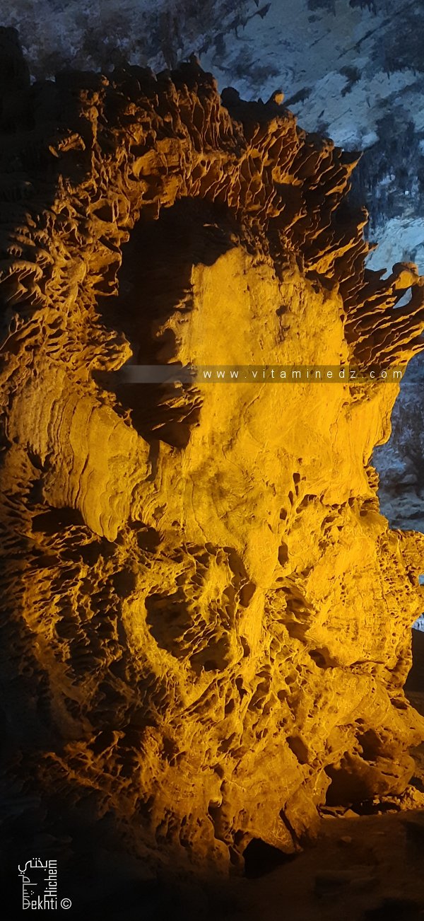 Stalagmite des grottes de Aïn Fezza – Archives naturelles du climat