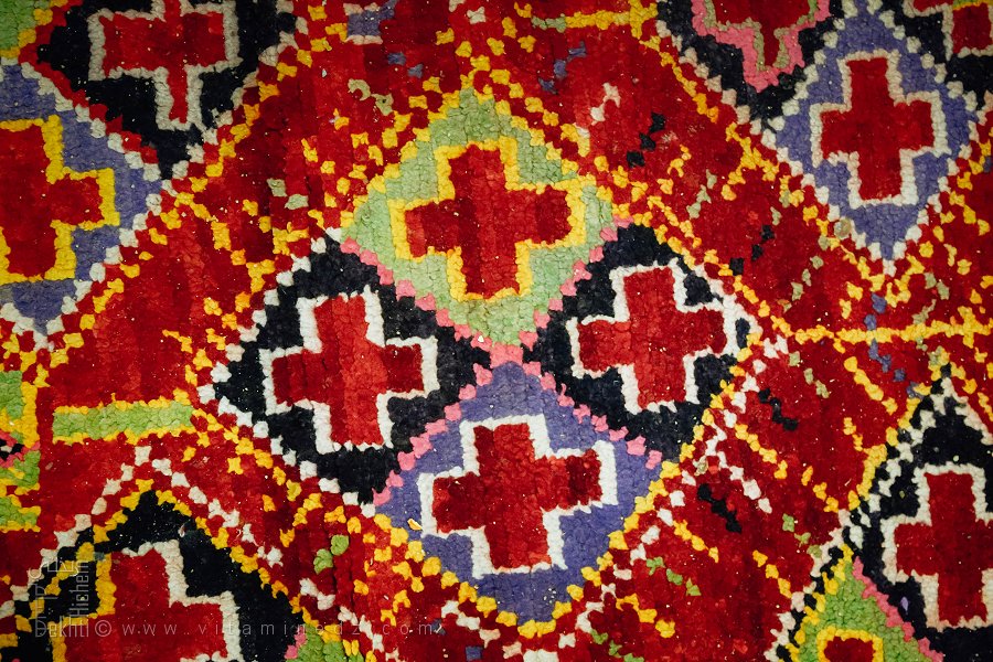 Tapis aux motifs et couleurs du Sud, Wilaya d’Adrar