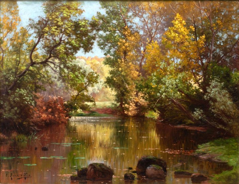 Peintre René Charles Edmond His