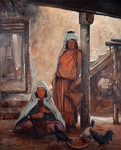 Scène d’intérieur dans le sud algérien