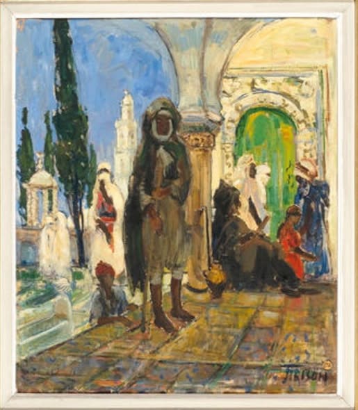 Impression algérienne, huile sur toile, s.d.