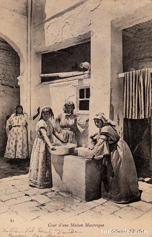 Cour d'une Maison Mauresque.