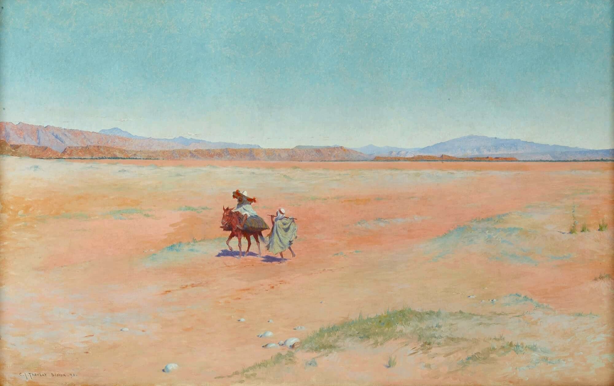 Peintre Charles James Theriat