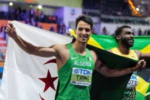البطل الجزائري، ياسر محمد طاهر #تريكي، يفوز بالميدالية البرونزية
