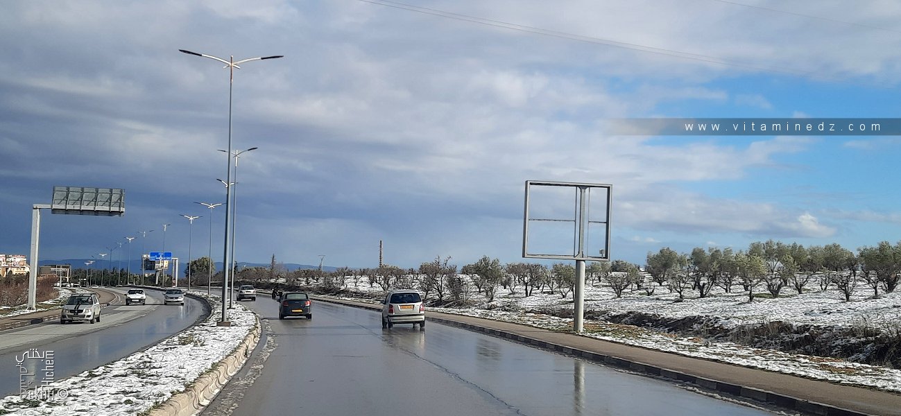 Photo de la neige à Tlemcen janvier 2026