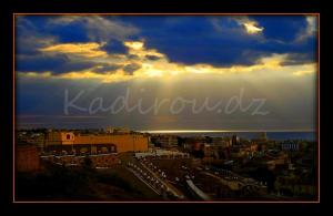 Lumiere sur la ville de Mostaganem