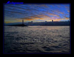 Lever du soleil sur Mostaganem