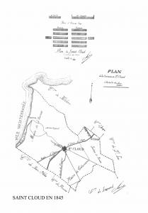 Saint Cloud (Gdyel )en 1845