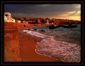 Plage el Mejdoub en Hiver