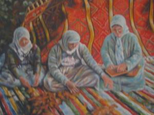 Tableau d'un élève de l'école des beaux arts