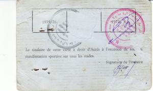 carte de membre de ligue de mohamed boucif