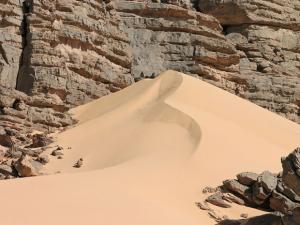 Dune à l’assaut d’une falaise