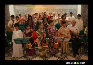 Les enfants de l'école El Kortobia