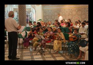 Les enfants de l'école El Kortobia