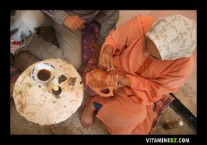 Décoration de poterie