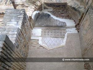 Murs et fresques du petit palais d'El Obbad ou Ksar Soltane