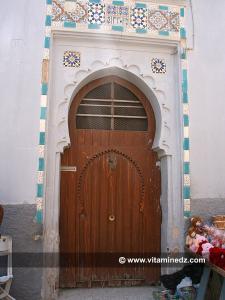 Porte de la Zaouia Tijaniya à Tlemcen
