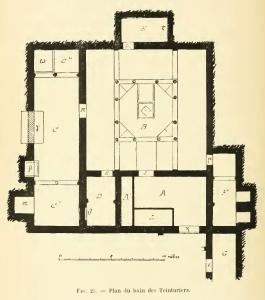 Plan des bains des teinturiers