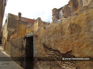 Maison démolie à Derb Sensla