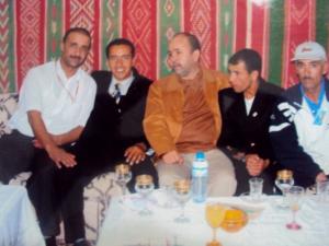 EN COMPAGNIE DU GRAND NOUREDDINE MORSLI ET BELHOUT MED ET HALOUZ AMINE MAIRE DE TIARET